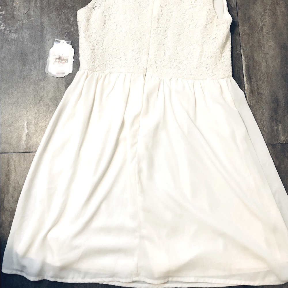 Party Dress Altar’d State Women’s Dress Size M Cream - Picture 4 of 6